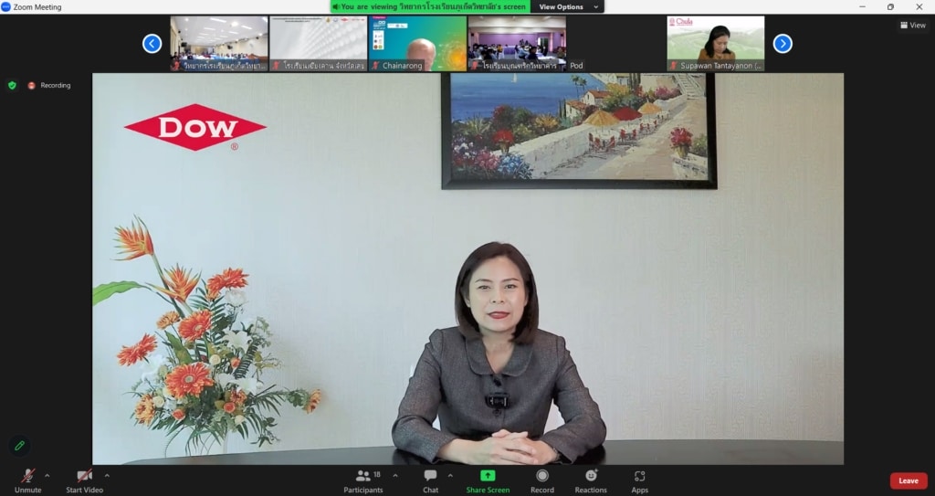 Zoom Meeting Screenshot ภาพกิจกรรมโครงการ